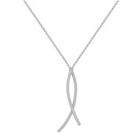 Halskette Rosato Dame Bianca in Silber RZBI89